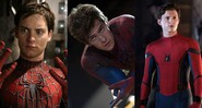 Tobey Maguire, Andrew Garfield e Tom Holland (Foto: Reprodução)