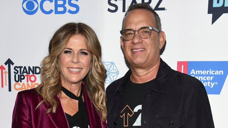 Tom Hanks e Rita Wilson (foto: AP)