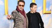 Robert Downey Jr. e Tom Holland (Foto: Gareth Cattermole/Getty Images)