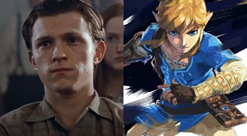 Tom Holland / The Legend of Zelda: Breath of The Wild (foto: reprodução/ Nintendo/ Netflix)