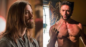 Tom Payne em The Walking Dead/ Hugh Jackman como Wolverine (foto: reprodução AMC/ FOX)