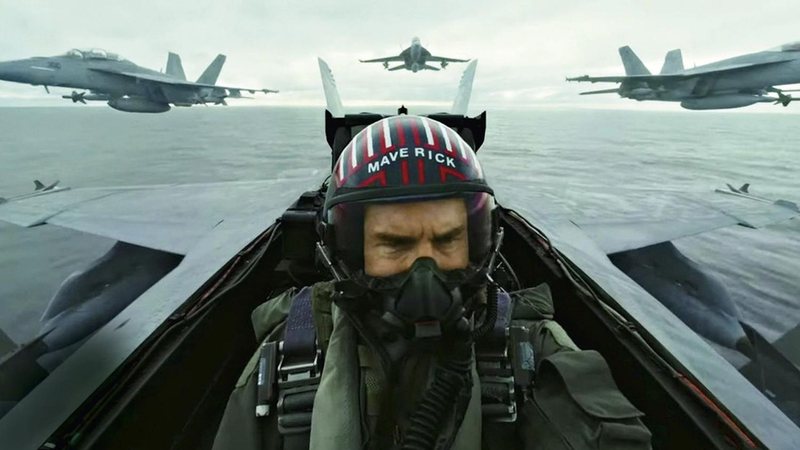 Tom Cruise em Top Gun (Foto: Reprodução)