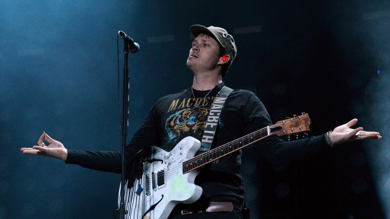 Tom DeLonge, ex-guitarrista e vocalista do Blink 182. (Foto: Lewis Stickley / PA Wire / AP Images)