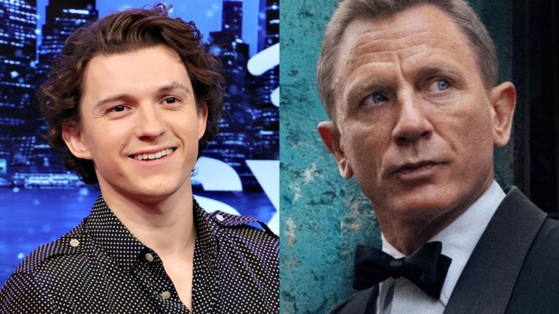 Tom Holland (Foto: Cindy Ord/Getty Images) e Daniel Craig em 007