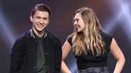 Tom Holland e Elizabeth Olsen (Foto: Jesse Grant/Getty Images for Disney)