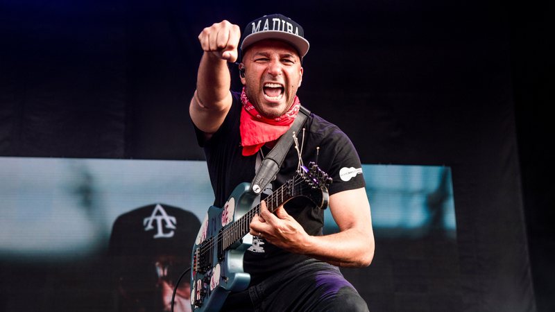 Tom Morello durante o Sonic Temple Art and Music Festival em 2019 (Foto: Amy Harris / Invision / AP)