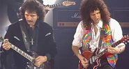 Tony Iommi e Brian May (Foto: reprodução/ vídeo)