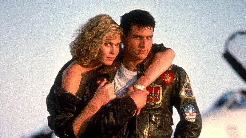 Kelly McGillis e Tom Cruise Top Gun - Asas Indomáveis (Foto: Divulgação / Paramount)