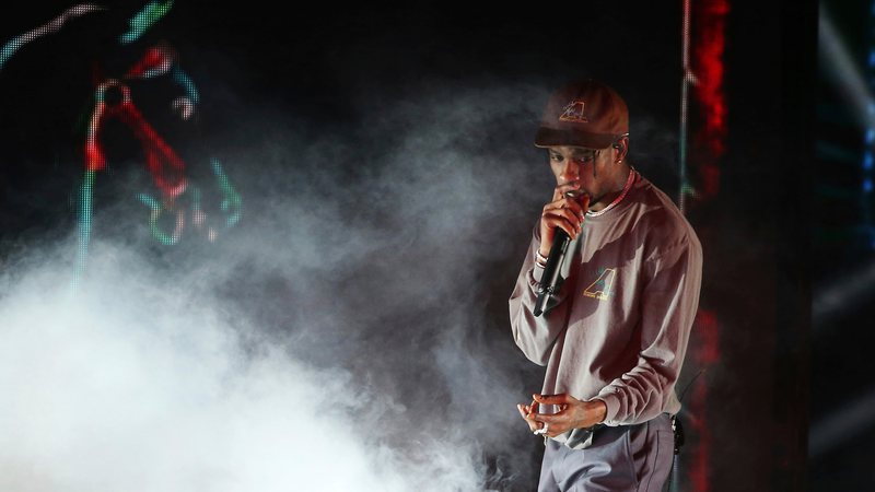 Travis Scott no Wireless Festival, em Londres, 2019 (Foto: Isabel Infantes/PA Wire/ Press Association/ AP Images)