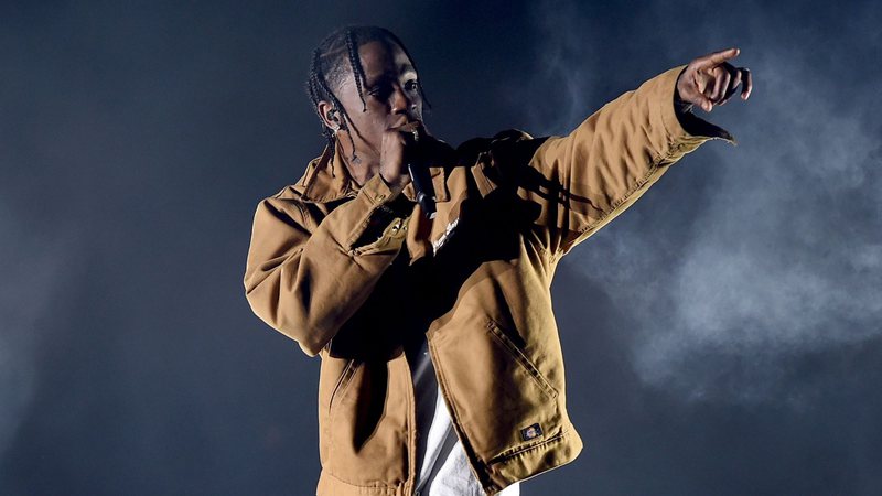 Travis Scott em show (Foto: Kevin Winter/Getty Images)