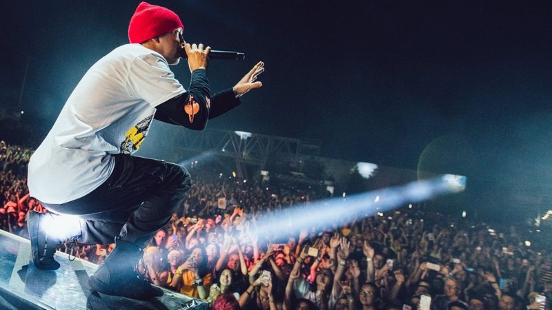 Show ao vivo do Twenty One Pilots (Foto: Brad Heaton)