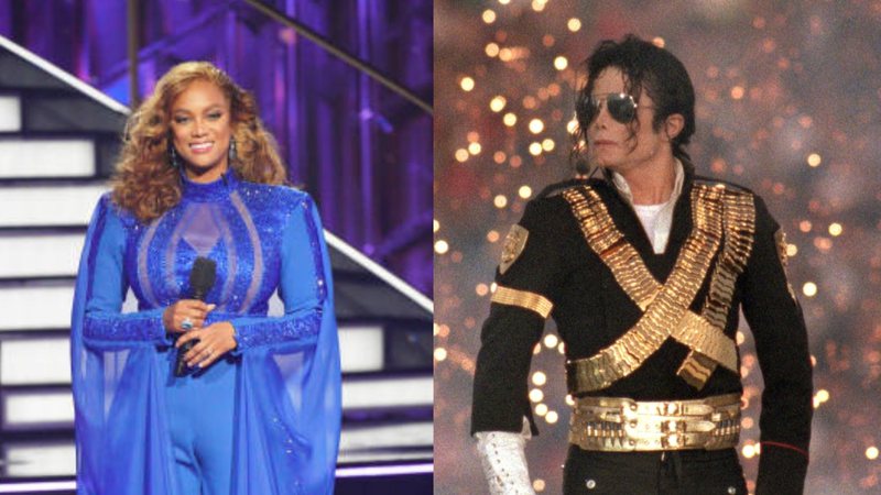 Tyra Banks (Foto: Christopher Willard / Getty Images) e Michael Jackson (Foto: Getty Images/ George Rose)