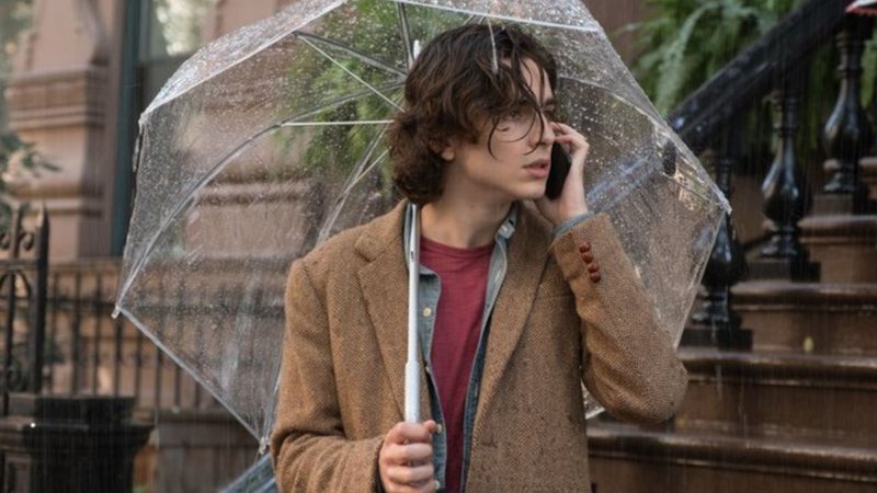 Timothée Chalamet em Um Dia de Chuva em Nova York (Foto: Reprodução)