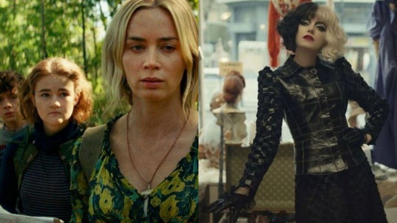 Pôster de Um Lugar Silencioso: Parte II (Foto: Divulgação) | Emma Stone como Cruella (Foto: Divulgação/Disney)