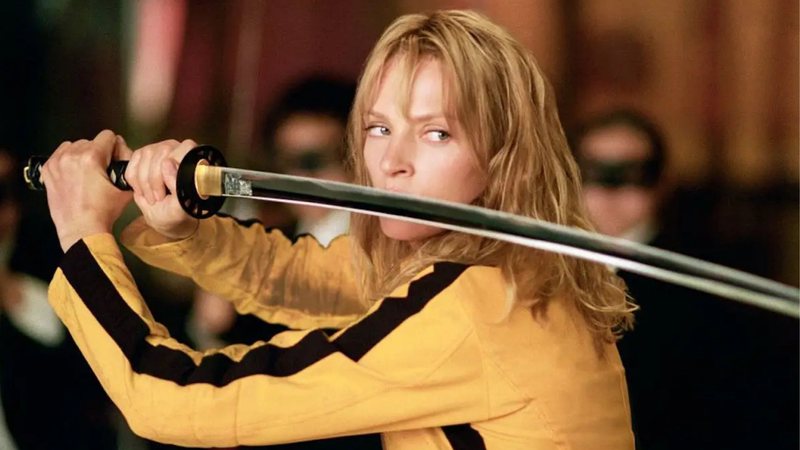 Uma Thurman em Kill Bill (Foto: Reprodução / MIramax)