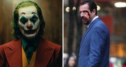 Joaquin Phoenix como Coringa e Adam Sandler em Uncut Gems (Fotos: Reprodução)