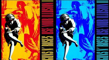 Dois LPs do Use Your Illusion, do Guns N' Roses