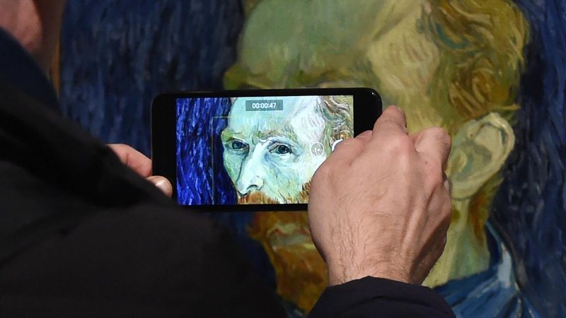 Retrato de Van Gogh (Foto: Getty Images / Stuart C. Wilson / Correspondente)