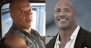 Vin Diesel (Foto: Reprodução) / Dwayne "The Rock" Johnson (Foto: Richard Shotwell/Invision/AP)