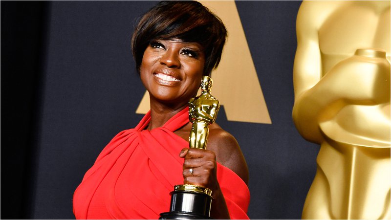 Viola Davis no Oscar, em 2017. (Foto: Frazer Harrison / Getty Images)