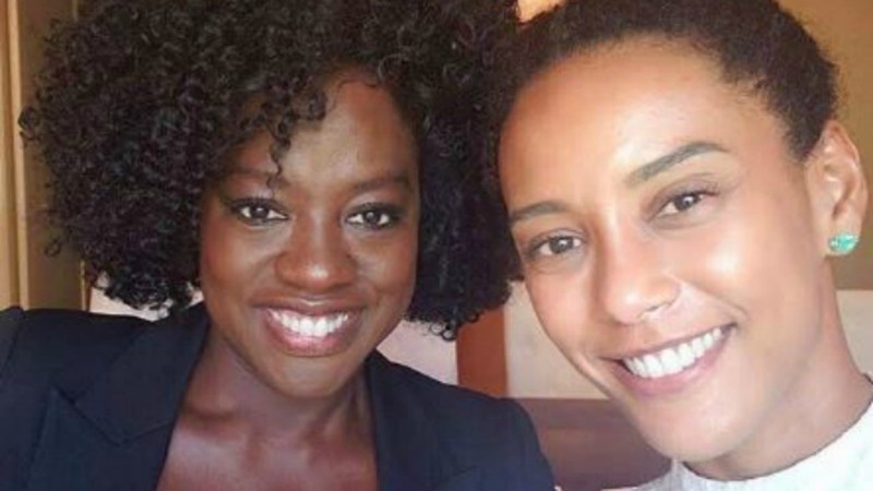 Viola Davis e Taís Arujo em Los Angeles (Foto: Instagram/Reprodução)