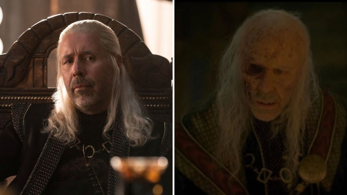 Paddy Considine como Rei Viserys em House of the Dragon (Foto: Reprodução/HBO)