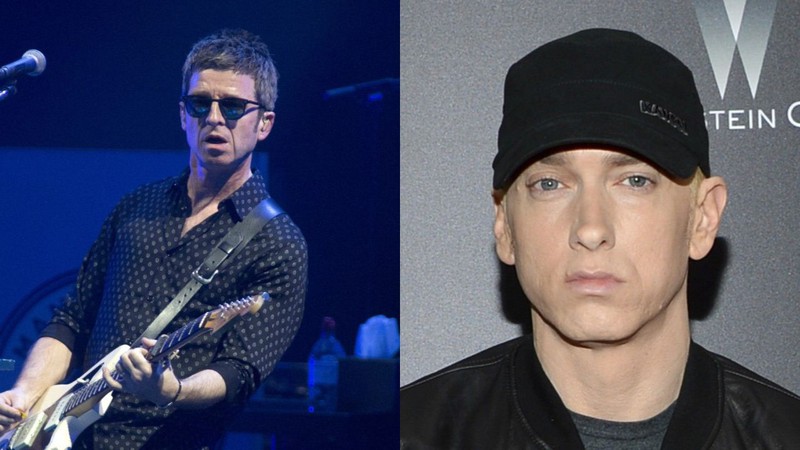 Noel Gallagher criticou Eminem em sua última entrevista (Fotos: Owen Sweeney/Evan Agostini/Invision/AP