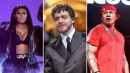 Nicki Minaj (Foto: Getty Images / Ethan Miller), Jack Harlow (Foto: Dimitrios Kambouris/Getty Images) e LL Cool J (Foto: Ser Baffo / Correspondente)