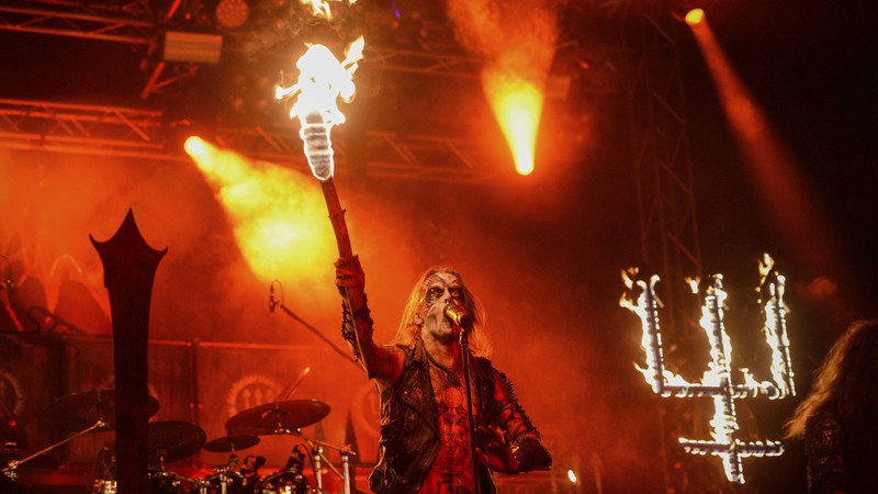 A banda sueca Watain (Foto:Sipa/AP Images)