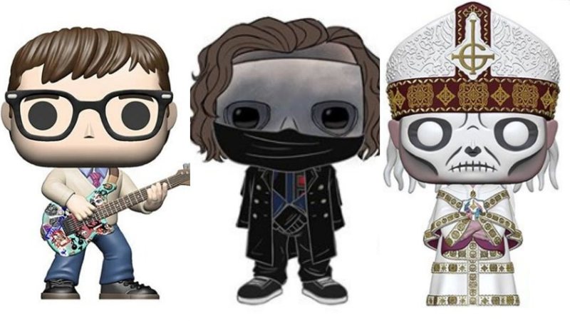 Weezer, Slipknot e Ghost em Funko Pop (Foto: Divulgação)