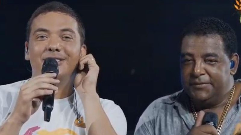 Wesley Safadão e Luiz Carlos em live (foto: reprodução/ YouTube)