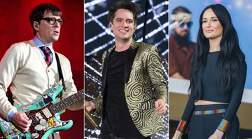 Weezer, Panic! At the Disco e Kacey Musgraves (Foto: Larry Marano/Shutterstock, Owen Sweeney/Invision/AP/Shutterstock, Greg Chow/Shutterstock)