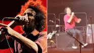 Zack de la Rocha se machuca durante show em Chicago (Reprodução)