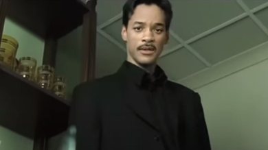 Will Smith em Matrix (Foto: Reprodução/Youtube/Shamook)