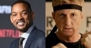 Will Smith (foto: AP / Jordan Strauss) e William Zabka em Cobra Kai (Foto: Reprodução)