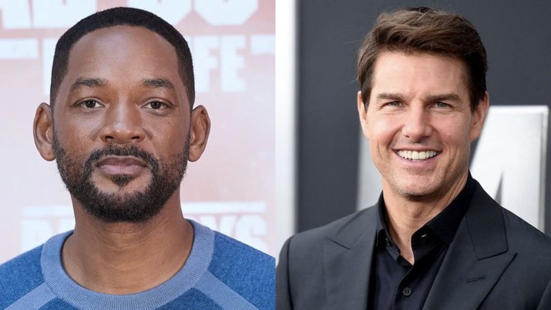 Will Smith (Foto: Carlos Alvarez/Getty Images) e Tom Cruise (Foto: Jamie McCarthy/Getty Images)