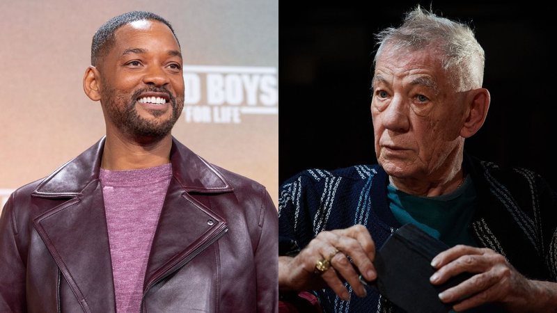 Will Smith (Foto: Joshua Sammer/Getty Images) e Ian McKellen (Foto: Gareth Cattermole/Getty Images)