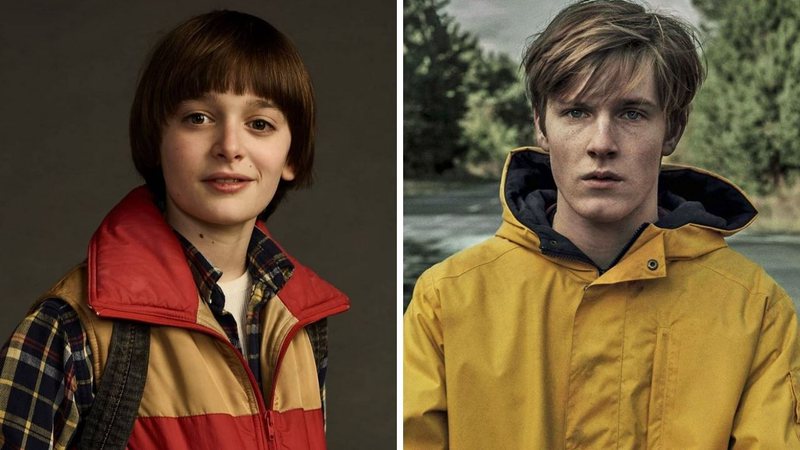 Will de Strangert Things e Jonas de Dark (Fotos: Divulgação / Netflix)