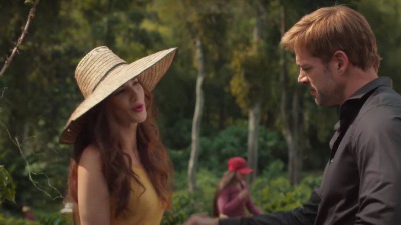 William Levy e Laura Londoño em Café Com Aroma de Mulher (Foto: Reprodução /Youtube)