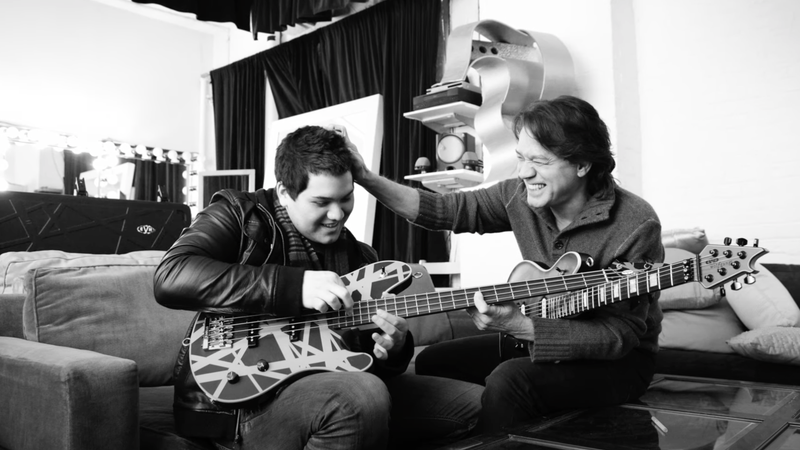 Wolfgang e Eddie Van Halen (Foto:Reprodução / Instagram)