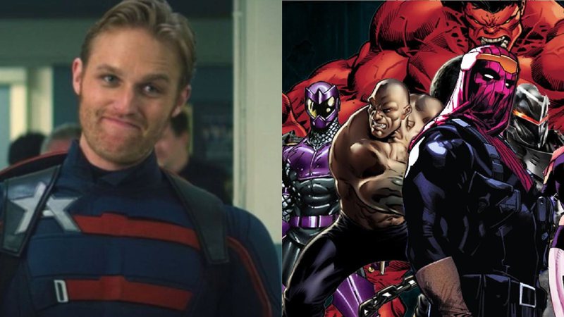 Thunderbolts (Foto: Divulgação/Marvel Comics) e Wyatt Russell (Foto: Divulgação / Disney+)