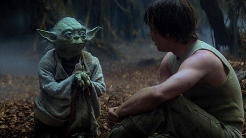 Yoda e Luke em Star Wars (Foto: Reprodução)