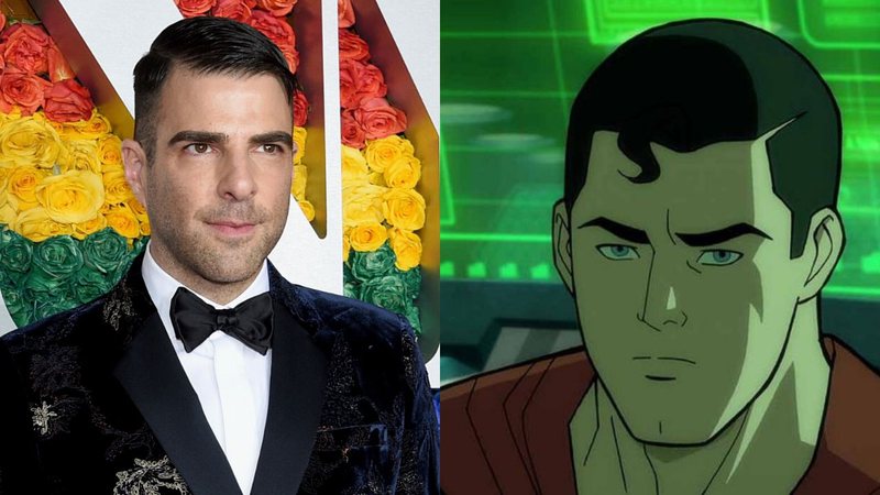 Zachary Quinto (Foto: Evan Agostini/Invision/AP) e Superman: Man of Tomorrow (Foto: Reprodução/Warner Bros.)