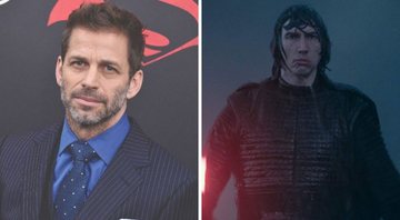 Zack Snyder (Foto: Getty Images / Mike Coppola / Equipe) e Adam Driver como Kylo Ren (foto: reprodução/ Lucasfilm)