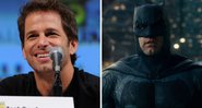 Zack Snyder (Foto: Kevin Winter/Getty Images) e Ben Affleck como Batman em Liga da Justiça (Foto: Reprodução/Warner Bros.)