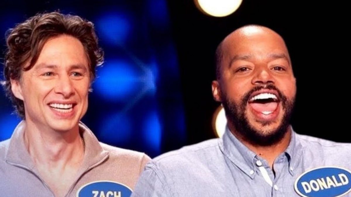 Zach Braff e Donald Faison (Foto: reprodução/vídeo)