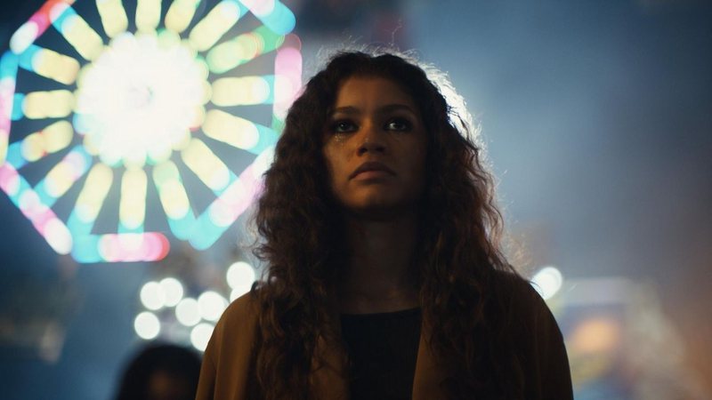 Zendaya em Euphoria (Foto: Reprodução)