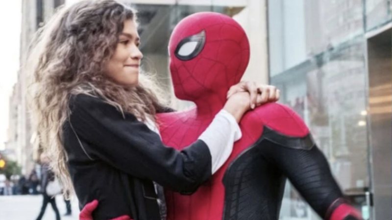 Zendaya e Tom Holland em Homem-Aranha (Foto: Reprodução)