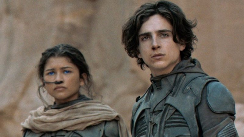 Zendaya e Timothée Chalamet em Duna (Foto: Divulgação)