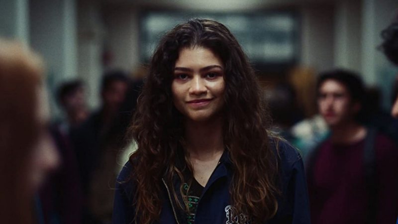 Zendaya em Euphoria (Foto: Reprodução / IMDb / A24/  HBO / 8FLiX)